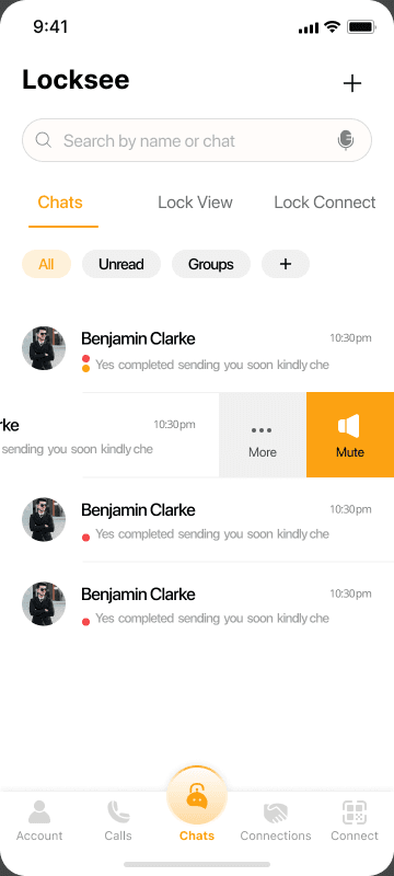 Locksee chats list